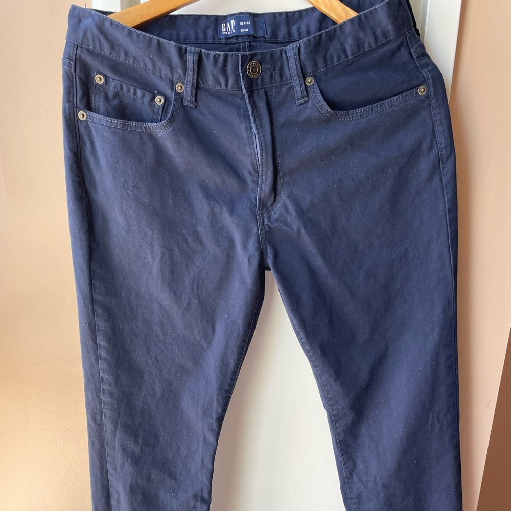Modern khakis - classic navy